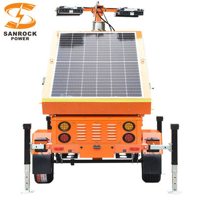 comprar Elevação elétrica Torre de luz solar móvel Torre de luz de mineração 5 Seções 7M Altura online manufacture