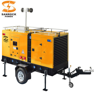 comprar 1500r/Min Bomba de Esgoto Móvel Elétrica 80KW Bomba de Água Diesel Portátil Montada em Reboque online manufacture