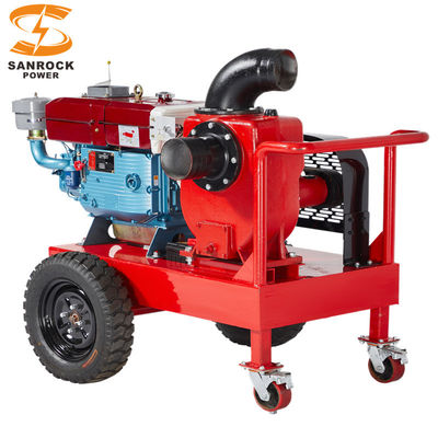comprar Conjunto de bomba de água de motor diesel de cilindro único bomba de irrigação agrícola início fácil online manufacture
