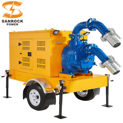 comprar Silenciosa bomba de irrigação de auto-primagem de reboque bomba de água fácil de mover auto-imbição online manufacture