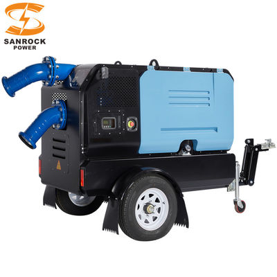 comprar Bomba de água a diesel de alta pressão de emergência de controlo de inundações Trailer Bomba de esgoto montada online manufacture