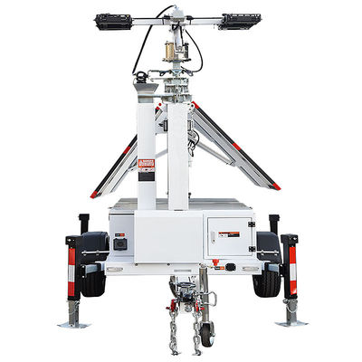 comprar Construção Light Tower Mast 6 Seções LED Light Tower Mobile Solar Light Tower Para emergência online manufacture