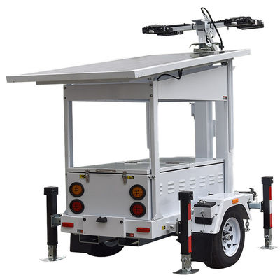 comprar Torre de Luz Solar Portátil Inclinável 90° Torre de Luz de Vigilância Elétrica Torre de Luz Externa online manufacture