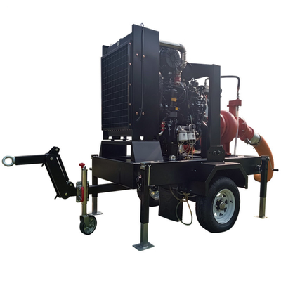 comprar Bomba de água móvel fácil de mover Bomba de primagem seca 6 polegadas Bomba de água a diesel para irrigação online manufacture