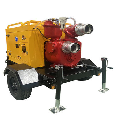 comprar Diesel Engine Water Pump Trailer Emergency Pump Speed 1500rpm Agricultural Irrigation Water Pump online manufacture