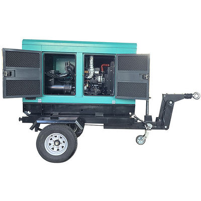 comprar Gerador diesel industrial com tensão nominal 220V/230V/380V/400V/120V/110V Gerador diesel móvel de tipo silencioso online manufacture