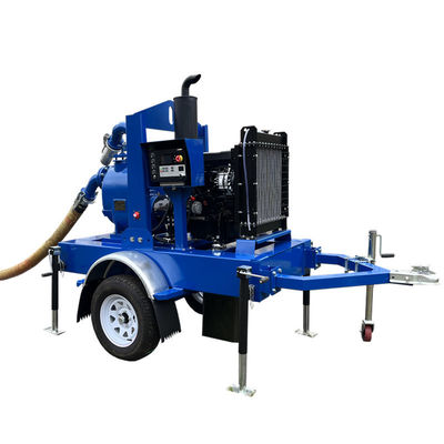 comprar Two-Wheel Self Priming Dewatering Pump Max Head 43m Agricultural Diesel Water Pumps for Irrigation online manufacture