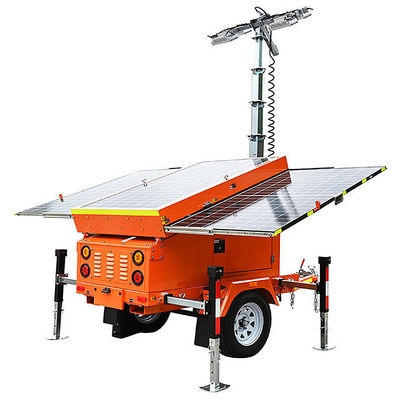 comprar Mobile Solar Light Tower LED lamps 240W 400W 600W Telescopic Light Tower Solar Light Towers for Sale online manufacture