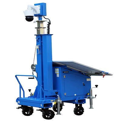 comprar Mobile Surveillance Tower CCTV Parking Lots Security Telescopic Light Tower 7mast Lifting Solar Light Tower online manufacture
