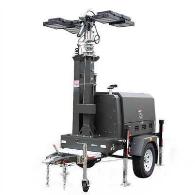 comprar Diesel Powered Light Tower Relief Emergency Light Tower 45L Large Fuel Tank Portable Diesel Light Tower online manufacture