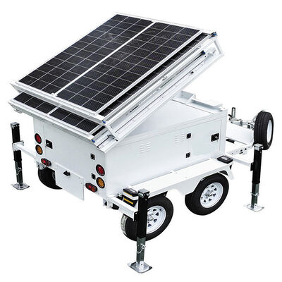 comprar Fábrica de iluminação solar torres 355Degree Iluminação exterior duplo eixo trailer torre de luz online manufacture