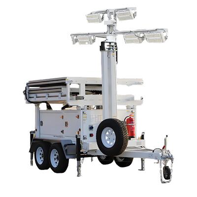 comprar Venda Quente Solar Powered Light Tower Ambos Residencial Segurança Garantida Câmera de Vigilância Portable LED Light Tower online manufacture