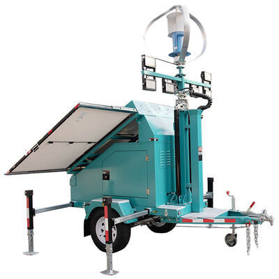 comprar Luz solar de rua durável Bateria de lítio Torre de luz solar móvel Operações agrícolas Torre de luz solar simples online manufacture