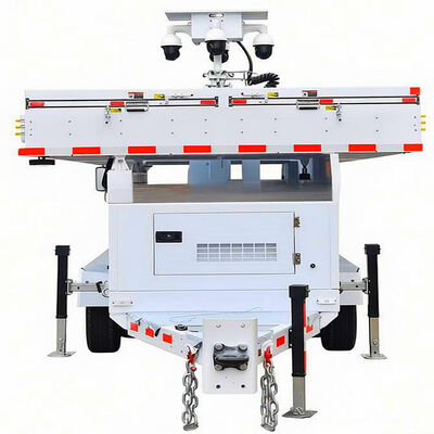 comprar Torre de Iluminação para Reboque Torre de Luz Solar de Alta Eficiência Carcaça à Prova d'Água Fabricantes de Torre de Luz Móvel online manufacture