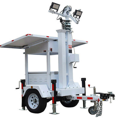 Comprar Torre de Luz Solar Portátil de Economia de Energia, Baixo Custo, Operação de Longa Duração, Torre de Luz Montada em Reboque para Construção Noturna online manufacture