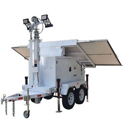 Industrial Light Tower 96000Lms LED Mobile Light Tower Eventos Solar Light Tower