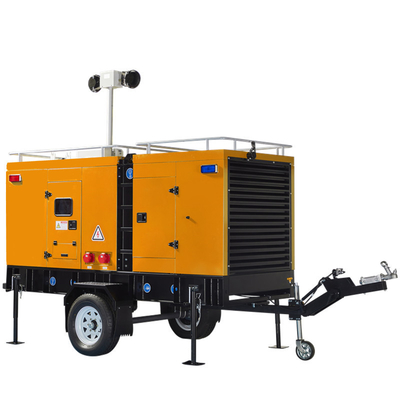 Sistema de controlo integrado Bomba de água silenciosa Tanque de combustível 450L Tratamento de águas residuais Bomba de irrigação diesel