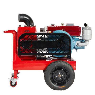 Bomba de água diesel Cintura Tração de roda Bomba de preparação seca Estrutura compacta Bomba de preparação automática para casa