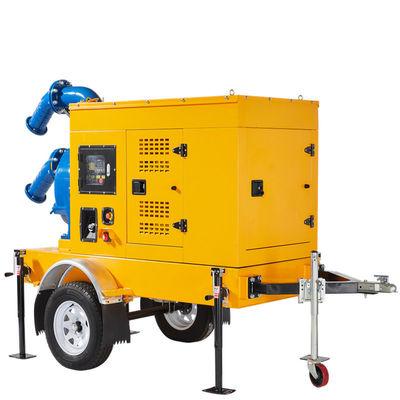 Trailer Sewage Pump Silent Self Priming Water Pump Set Multi-Port Valve Trash Water Pump