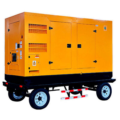 Emergência Silenciosa Trailer montado diesel gerador conjunto 10kw-50kw para fornecimento de energia confiável