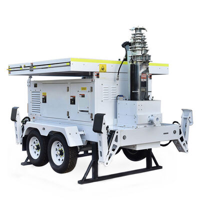 Operações de Socorro em Desastres Solar LED Light Tower Portátil Generador de Luzes