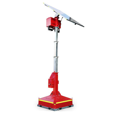 Torre de luz solar móvel com painel solar de 440W 14000 lm de saída de luz LED e bateria LFP de 230Ah
