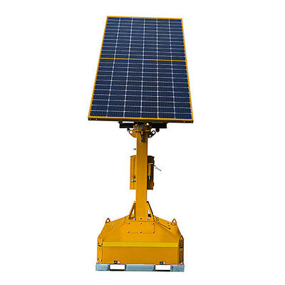 Corrosion Resistant Solar Mobile Light Tower 90° Manual Lifting Flexible Installation Outdoor Light Tower
