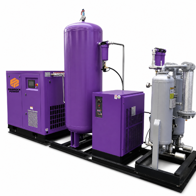 Unidade 4 em 1Unidade Compressor de Ar Fornecimento de Ar Constante Componente de Engenharia Fábricas Compressor de Ar Diesel Industrial