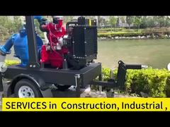 Diesel Water Pump Belt Wheel Drive Dry Priming pump Compact Structure Self Priming Pump