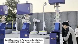 Torres claras portáteis postas solares que minam a torre clara da avaliação da torre de iluminação IP65